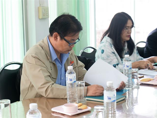 คณะผู้บริหารคณะศิลปศาสตร์ ร่วมหารือกับคณะผู้บริหารวิทยาลัยเทคนิคพะเยา เพื่อหาแนวทางการจัดทำหลักสูตรพัฒนาภาษา (ระยะสั้น) สำหรับสายวิชาชีพ
