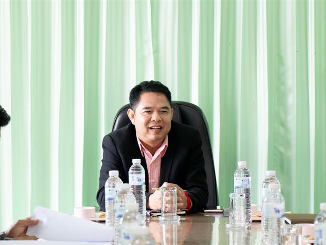 คณะผู้บริหารคณะศิลปศาสตร์ ร่วมหารือกับคณะผู้บริหารวิทยาลัยเทคนิคพะเยา เพื่อหาแนวทางการจัดทำหลักสูตรพัฒนาภาษา (ระยะสั้น) สำหรับสายวิชาชีพ