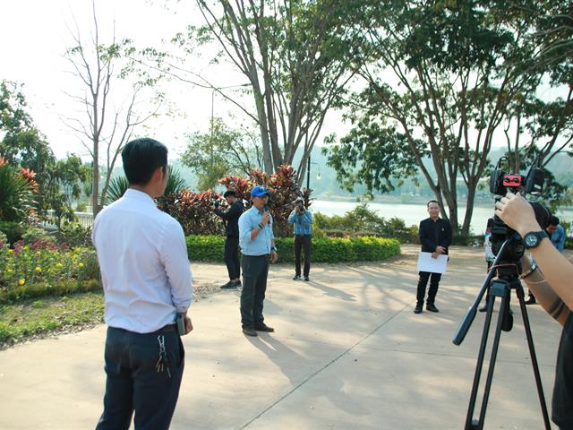 คณะเกษตรศาสตร์และทรัพยากรธรรมชาติ มหาวิทยาลัยพะเยา ต้อนรับสื่อมวลชนสัญจร มหาวิทยาลัยพะเยากับการพัฒนาเศรษฐกิจฐานยกระดับชุมชน-เกษตรกรสู่ผู้ประกอบการ