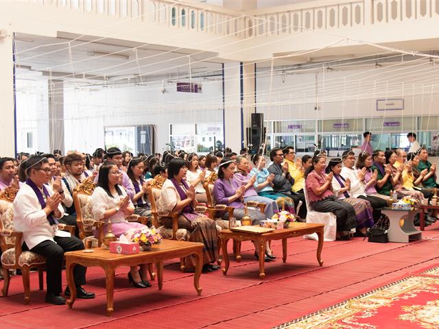 คณะศิลปศาสตร์ร่วมทำบุญมหาวิทยาลัยพะเยา เนื่องในโอกาสวันขึ้นปีใหม่ พุทธศักราช ๒๕๖๓