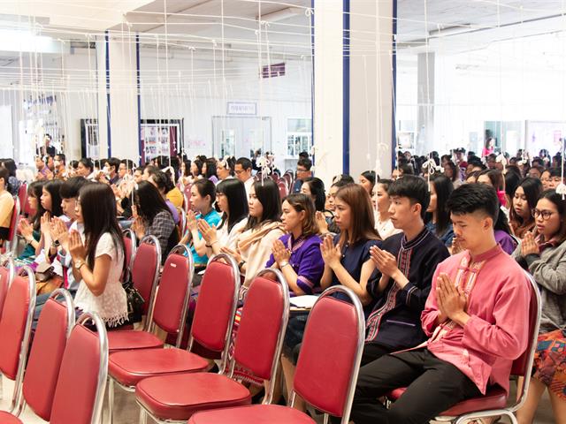 คณะศิลปศาสตร์ร่วมทำบุญมหาวิทยาลัยพะเยา เนื่องในโอกาสวันขึ้นปีใหม่ พุทธศักราช ๒๕๖๓