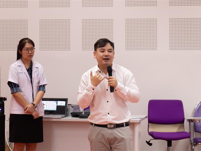 คณะศิลปศาสตร์ให้การต้อนรับเจ้าหน้าที่จากศูนย์การแพทย์และโรงพยาบาลมหาวิทยาลัยพะเยา