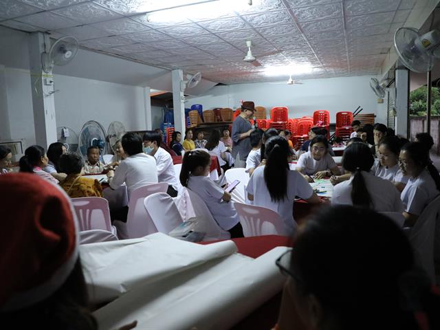 คณะทันตแพทยศาสตร์ มหาวิทยาลัยพะเยา ลงพื้นที่ถอดบทเรียนในโครงการเสริมสร้างพลังครอบครัวและชุมชน เพื่อสร้างเสริมสุขภาพช่องปากและคุณภาพชีวิตของชุมชน หมู่ 5 บ้านแม่ต๋ำบุญโยง ตำบลแม่กา อำเภอเมือง จังหวัดพะเยา 