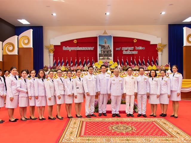 คณะผู้แทนมหาวิทยาลัยพะเยา เข้าร่วมพิธีวันพ่อขุนรามคำแหงมหาราช