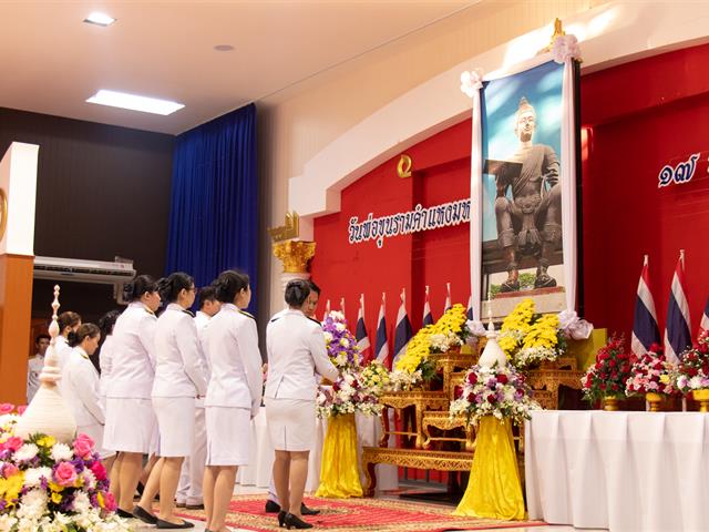 คณะผู้แทนมหาวิทยาลัยพะเยา เข้าร่วมพิธีวันพ่อขุนรามคำแหงมหาราช