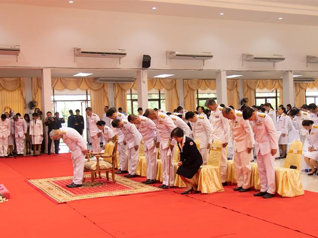 คณะผู้แทนมหาวิทยาลัยพะเยา เข้าร่วมพิธีวันพ่อขุนรามคำแหงมหาราช