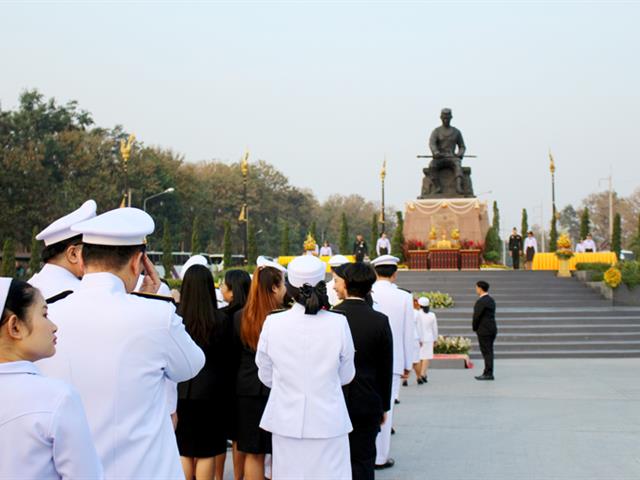 คณะทันตแพทยศาสตร์ มหาวิทยาลัยพะเยา เข้าร่วมงานวันยุทธหัตถีสมเด็จพระนเรศวรมหาราช