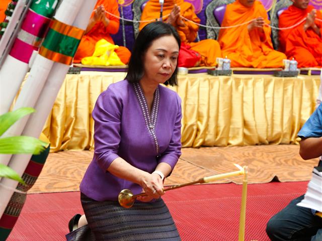 มหาวิทยาลัยพะเยา จัดพิธีทำบุญเนื่องในวันขึ้นปีใหม่ ประจำปี 2563 “ฮ่วมบุญ ขึ้นปี๋ใหม่ ฮ้อยดวงใจ จาว ม.พะเยา”