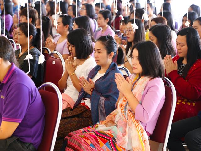 มหาวิทยาลัยพะเยา จัดพิธีทำบุญเนื่องในวันขึ้นปีใหม่ ประจำปี 2563 “ฮ่วมบุญ ขึ้นปี๋ใหม่ ฮ้อยดวงใจ จาว ม.พะเยา”