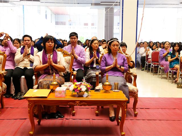 มหาวิทยาลัยพะเยา จัดพิธีทำบุญเนื่องในวันขึ้นปีใหม่ ประจำปี 2563 “ฮ่วมบุญ ขึ้นปี๋ใหม่ ฮ้อยดวงใจ จาว ม.พะเยา”