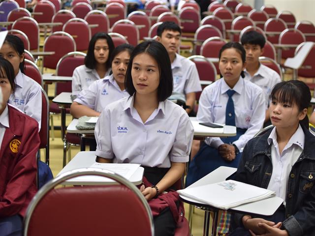 คณะเกษตรศาสตร์และทรัพยากรธรรมชาติ มหาวิทยาลัยพะเยา ต้อนรับและสอบสัมภาษณ์นักเรียนที่สนใจเข้าศึกษาต่อคณะเกษตรศาสตร์ฯ ในระดับปริญญาตรี
