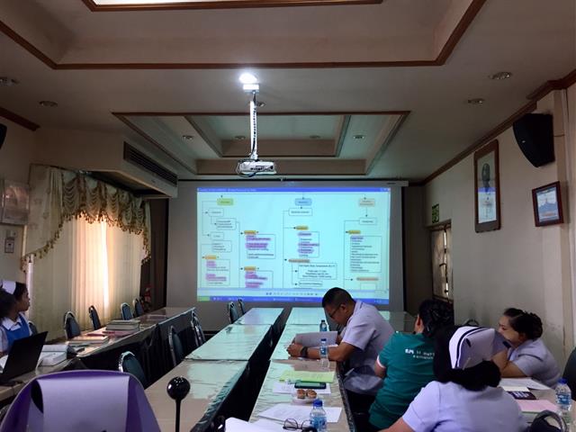 นิสิตคณะพยาบาลศาสตร์ ชั้นปีที่  4 มหาวิทยาลัยพะเยา ร่วมกับโรงพยาบาลเวียงป่าเป้า จังหวัดเชียงราย Conference case study เรื่อง  วัณโรคปอด (Pulmonary tuberculosis)   