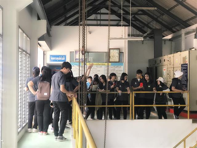 สาขาวิชาอนามัยสิ่งแวดล้อม คณะแพทยศาสตร์ มหาวิทยาลัยพะเยา ศึกษาดูงานและฟังการบรรยาย ณ โรงปรับปรุงคุณน้ำเสียสาขาพะเยา การประปาส่วนภูมิภาคสาขาพะเยา และโรงบำบัดน้ำเสียของโรงพยาบาลพะเยา