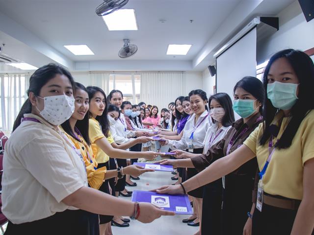 คณะกรรมการดำเนินงานพิธีพระราชทานปริญญาบัตร คณะศิลปศาสตร์ ดำเนินการฝึกซ้อมบัณฑิต เพื่อเตรียมความพร้อมเข้ารับพระราชทานปริญญาบัตร ประจำปีการศึกษา ๒๕๖๑