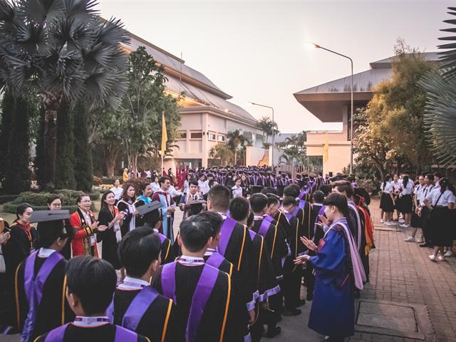 คณะกรรมการดำเนินงานพิธีพระราชทานปริญญาบัตร คณะศิลปศาสตร์ ดำเนินการฝึกซ้อมบัณฑิต เพื่อเตรียมความพร้อมเข้ารับพระราชทานปริญญาบัตร ประจำปีการศึกษา ๒๕๖๑