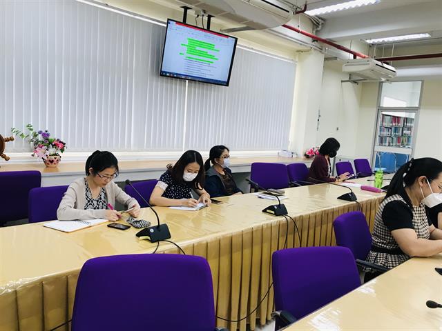 คณะพยาบาลศาสตร์ ร่วมประชุมรับทราบนโยบายและการดำเนินงานสำนักงานที่เป็นมิตรกับสิ่งแวดล้อม 