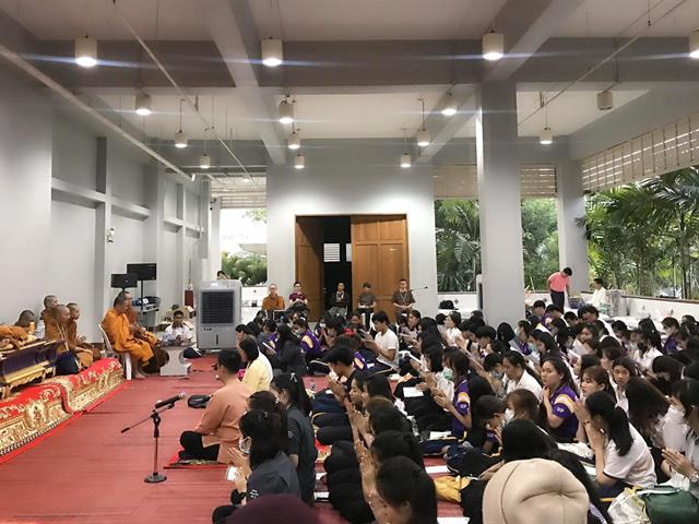 คณะแพทยศาสตร์ นำนิสิตเข้าร่วมโครงการธรรมะสุขใจ ในมหาวิทยาลัยพะเยา 
