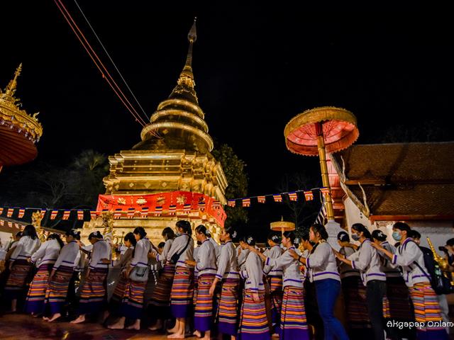 คณะศิลปศาสตร์ มหาวิทยาลัยพะเยา เข้าร่วมโครงการ “ประเพณีแห่ผ้าห่มพระธาตุจอมทอง” ครั้งที่ ๕