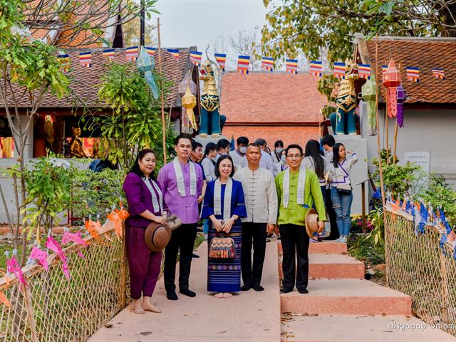 คณะศิลปศาสตร์ มหาวิทยาลัยพะเยา เข้าร่วมโครงการ “ประเพณีแห่ผ้าห่มพระธาตุจอมทอง” ครั้งที่ ๕