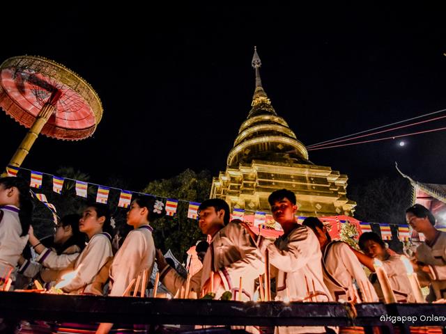 คณะศิลปศาสตร์ มหาวิทยาลัยพะเยา เข้าร่วมโครงการ “ประเพณีแห่ผ้าห่มพระธาตุจอมทอง” ครั้งที่ ๕