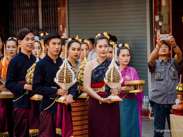 คณะศิลปศาสตร์ มหาวิทยาลัยพะเยา เข้าร่วมโครงการ “ประเพณีแห่ผ้าห่มพระธาตุจอมทอง” ครั้งที่ ๕