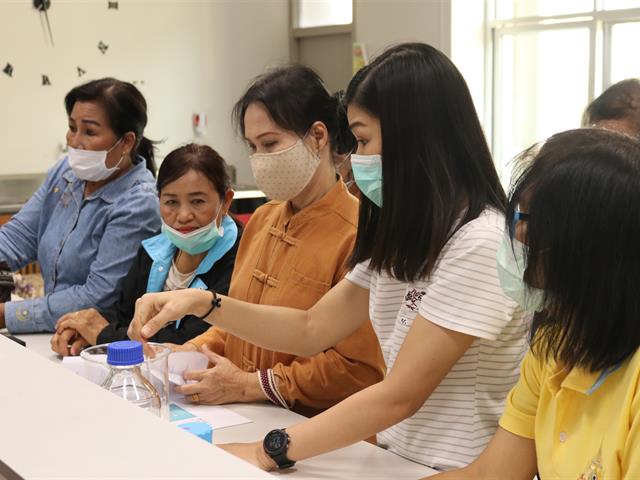 คณะเภสัชศาสตร์ มหาวิทยาลัยพะเยา แอลกอฮอล์สำหรับล้างมือ COVID-19