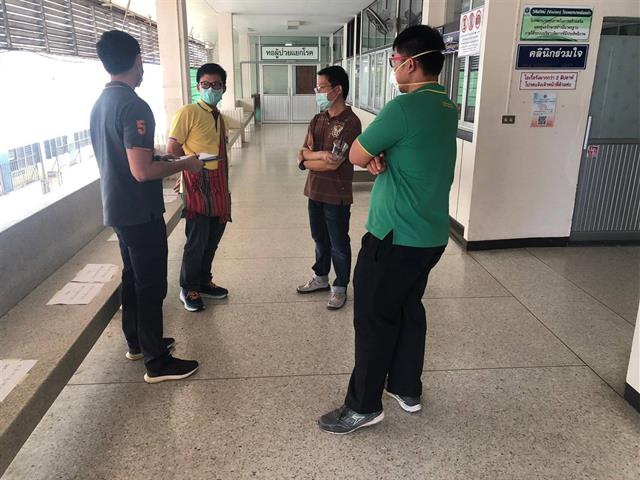 ลงพื้นที่ให้คำปรึกษาการเตรียม Cohort ward 3