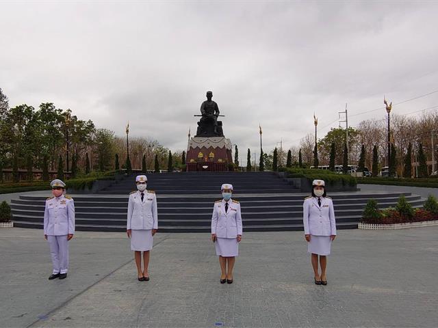 อธิการบดีมหาวิทยาลัยพะเยา พร้อมคณะผู้บริหาร เข้าร่วมประกอบพิธีถวายราชสักการะเนื่องในวันคล้ายวันสวรรคตสมเด็จพระนเรศวรมหาราช ประจำปี 2563
