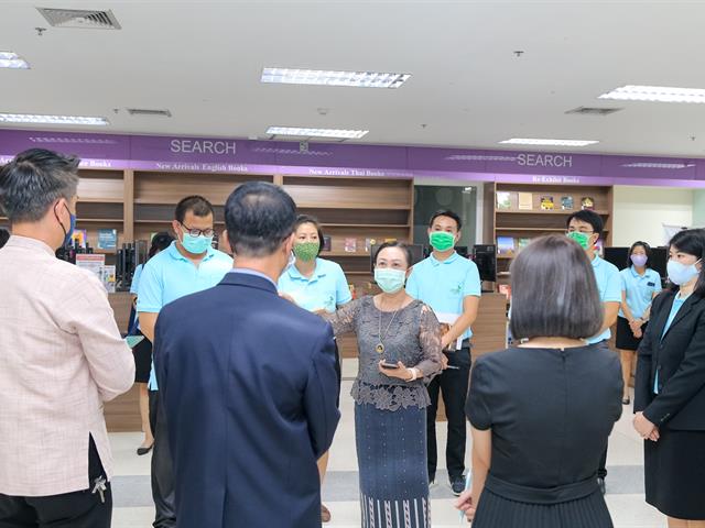 มหาวิทยาลัยพะเยา มาตรการรองรับนิสิต ใช้บริการศูนย์บรรณสารและการเรียนรู้