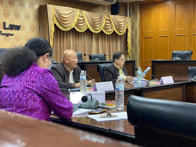 ผู้บริหารและคณาจารย์คณะนิติศาสตร์ร่วมให้การต้อนรับคณะกรรมการโครงการสมาชิกวุฒิสภาพบประชาชนในพื้นที่จังหวัดภาคเหนือ (ตอนบน)