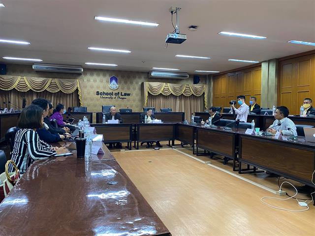 ผู้บริหารและคณาจารย์คณะนิติศาสตร์ร่วมให้การต้อนรับคณะกรรมการโครงการสมาชิกวุฒิสภาพบประชาชนในพื้นที่จังหวัดภาคเหนือ (ตอนบน)