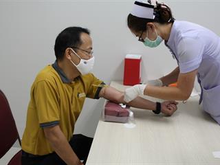 โครงการตรวจสุขภาพบุคลากรมหาวิทยาลัยพะเยา ประจำปี 2563 