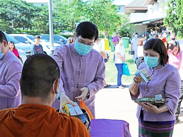 คณะทันตแพทยศาสตร์ เข้าร่วมพิธีสำคัญเนื่องในวันคล้ายวันสถาปนามหาวิทยาลัยพะเยา 