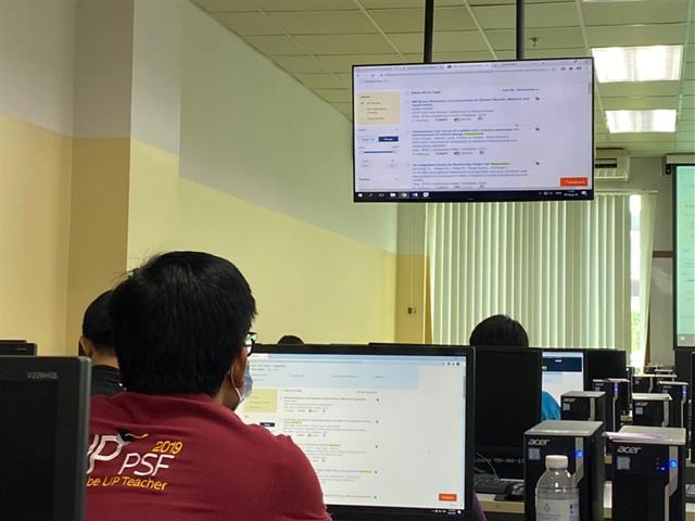 บริการสอนการสืบค้นสารสนเทศออนไลน์เพื่องานวิจัย