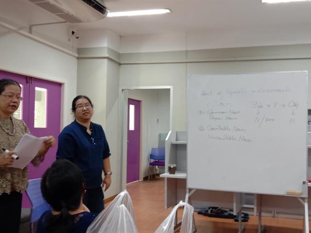 จัดโครงการอบรมภาษาอังกฤษเพื่อเตรียมความพร้อมในการสอบ CEFR (Commom European Framework of Reference)