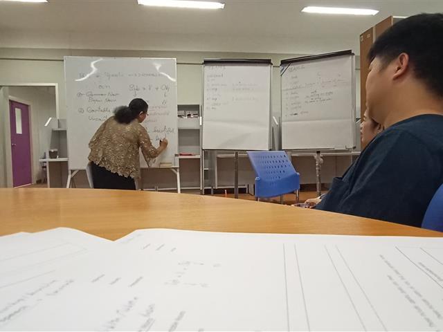 จัดโครงการอบรมภาษาอังกฤษเพื่อเตรียมความพร้อมในการสอบ CEFR (Commom European Framework of Reference)