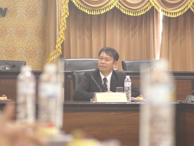ต้อนรับคณะศึกษาดูงานด้านคลินิกกฎหมาย คณะนิติศาสตร์ มหาวิทยาลัยอุบลราชธานี