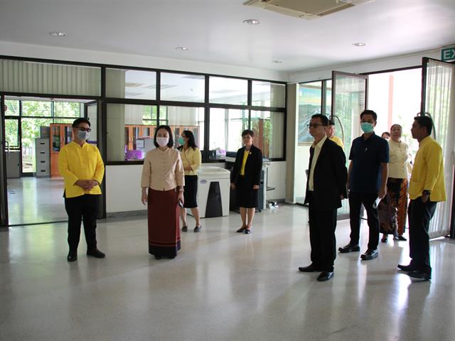 อธิการบดีมหาวิทยาลัยพะเยานำทีมผู้บริหารเข้าตรวจเยี่ยมวิทยาเขตเชียงราย