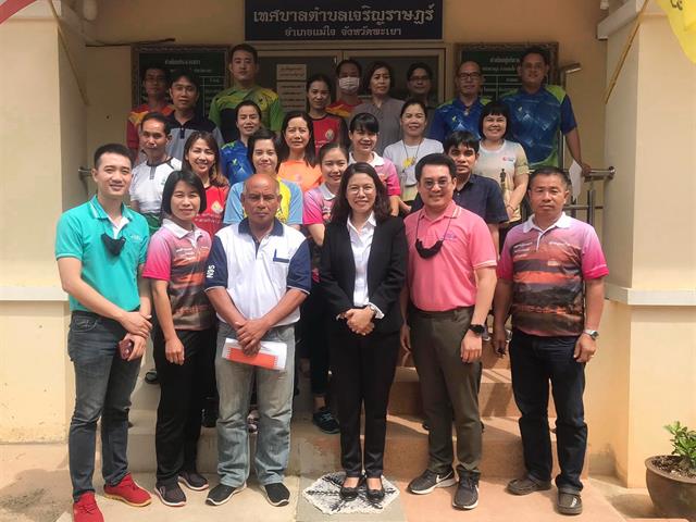 คณะศิลปศาสตร์ ลงพื้นที่เพื่อประเมินศักยภาพวิสาหกิจชุมชน รวีวรรณกล้วยกรอบ ณ ห้องประชุมเทศบาลตำบลเจริญราษฎร์ อำเภอแม่ใจ จังหวัดพะเยา