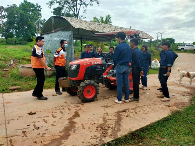 คณะเกษตรศาสตร์และทรัพยากรธรรมชาติ มหาวิทยาลัยพะเยา จัดฝึกอบรม " การขับแทรคเตอร์และการใช้บำรุงรักษาตรวจเช็ครถแทรคเตอร์ "