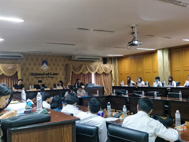คณะนิติศาสตร์จัดโครงการส่งเสริมกระบวนการวิจัยทางกฎหมาย ณ ห้องประชุมศาลจำลองคณะนิติศาสตร์ มหาวิทยาลัยพะเยา