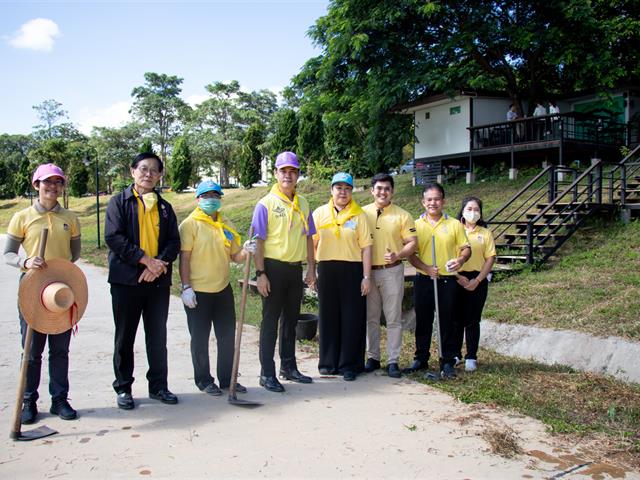 รองคณบดีฝ่ายคุณภาพนิสิต คณะศิลปศาสตร์ เข้าร่วมกิจกรรมจิตอาสาพระราชทาน