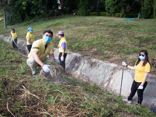 รองคณบดีฝ่ายคุณภาพนิสิต คณะศิลปศาสตร์ เข้าร่วมกิจกรรมจิตอาสาพระราชทาน
