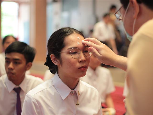 คณะแพทยศาสตร์ สาขาวิชาการแพทย์แผนไทยประยุกต์ จัดพิธีไหว้ครูแผนไทย บรมครูชีวกโกมารภัจจ์