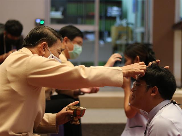 คณะแพทยศาสตร์ สาขาวิชาการแพทย์แผนไทยประยุกต์ จัดพิธีไหว้ครูแผนไทย บรมครูชีวกโกมารภัจจ์