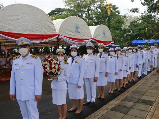 พิธีวางพานพุ่มวันคล้ายวันพระราชสมภพสมเด็จพระศรีนครินทราบรมราชชนี 