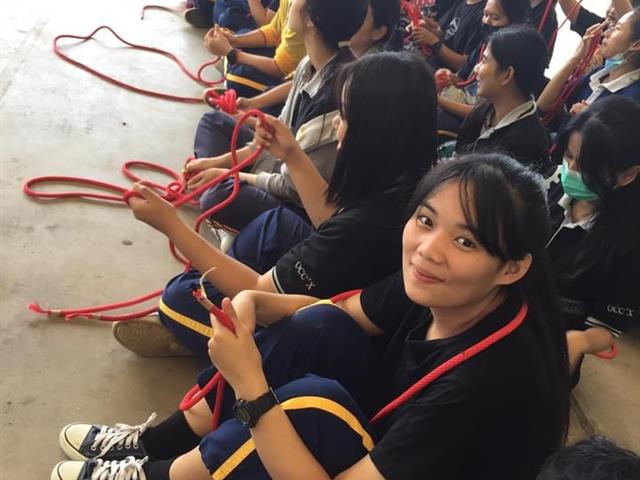 สาขาวิชาอาชีวอนามัยและความปลอดภัย จัดกิจกรรมฝึกอบรมการปฏิบัติงานบนที่สูงและการช่วยเหลือกรณีเหตุฉุกเฉิน