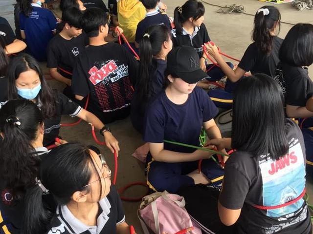 สาขาวิชาอาชีวอนามัยและความปลอดภัย จัดกิจกรรมฝึกอบรมการปฏิบัติงานบนที่สูงและการช่วยเหลือกรณีเหตุฉุกเฉิน