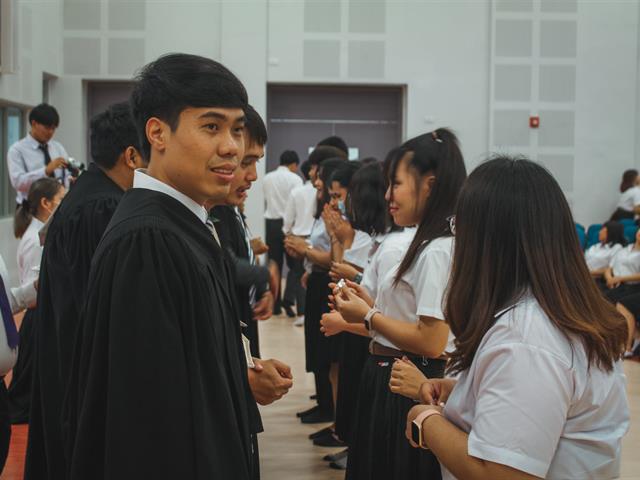คณะนิติศาสตร์จัดพิธีไหว้ครู ประจำปีการศึกษา 2563 
