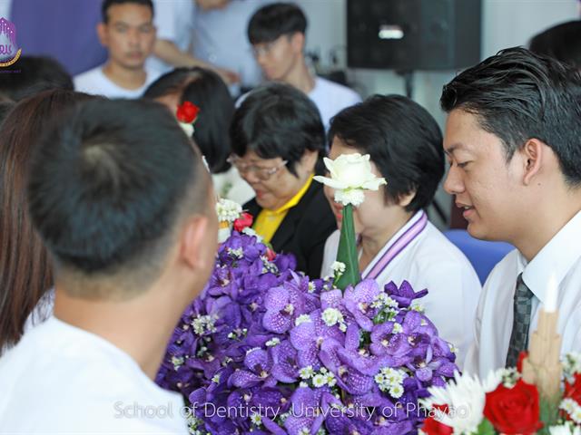 สโมสรนิสิตคณะทันตแพทยศาสตร์ มหาวิทยาลัยพะเยา ได้จัดพิธีไหว้ครู ประจำปีการศึกษา 2563